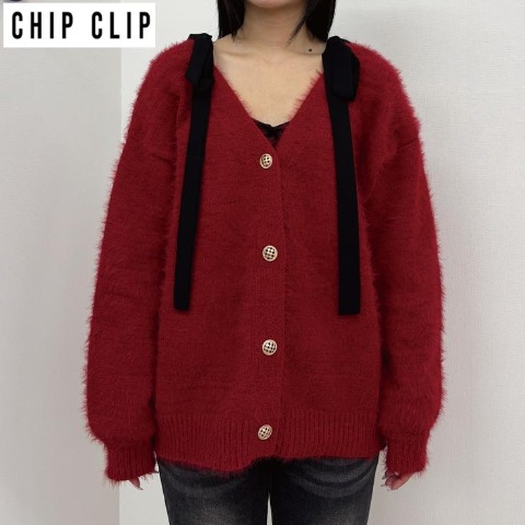 レディース　ニットカーディガン（CHIP CLIP・TikTok）