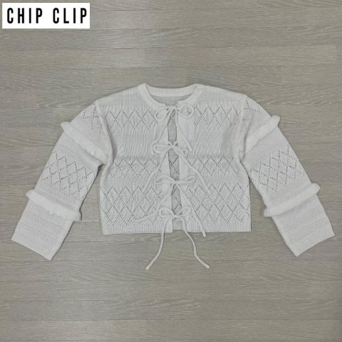 レディース　ニットカーディガン（CHIP CLIP）
