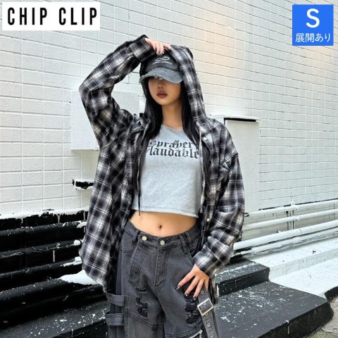 レディース　チェックシャツ（CHIP CLIP）