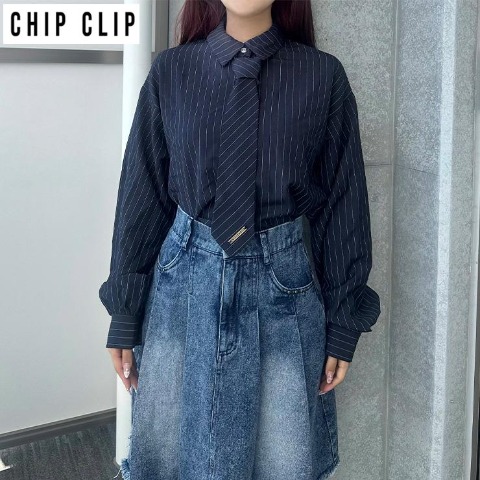 レディース　シャツ（CHIP CLIP・TikTok）