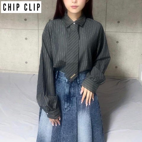 レディース　シャツ（CHIP CLIP・TikTok）