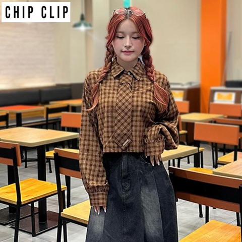 レディース　シャツ（CHIP CLIP・TikTok）