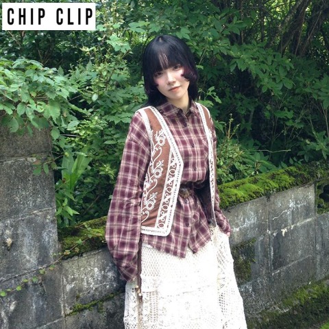 レディース　シャツ（CHIP CLIP×はる）