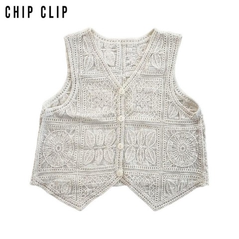 レディース　ベスト（CHIP CLIP×はる）