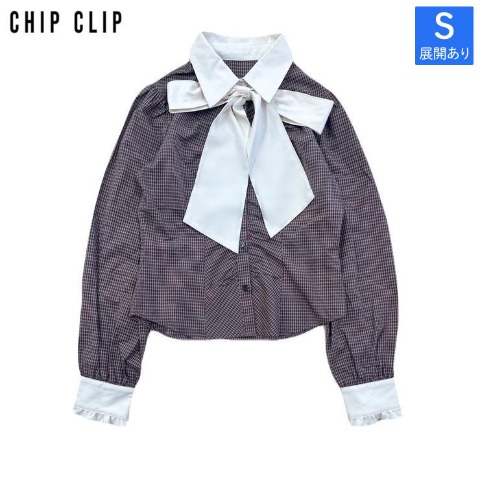 レディース　ボウタイブラウス（CHIP CLIP）