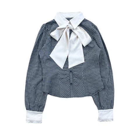 レディース　ボウタイブラウス（CHIP CLIP）