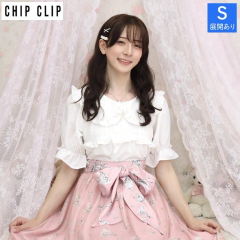 レディース【S～L】　ブラウス（CHIP CLIP×七海にこ）