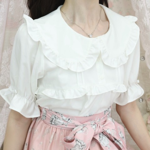 レディース【S～L】　ブラウス（CHIP CLIP×七海にこ）