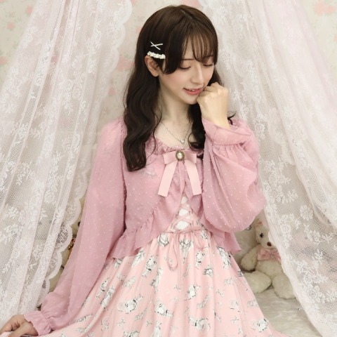 レディース【S～L】　ボレロ（CHIP CLIP×七海にこ）