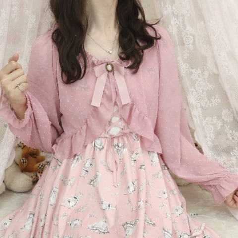 レディース【S～L】　ボレロ（CHIP CLIP×七海にこ）