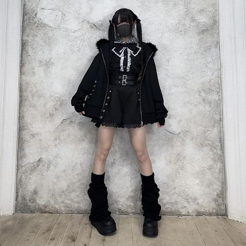 レディース【S～L】　袖ベルトブラウス（えすちゃん×majoretty）