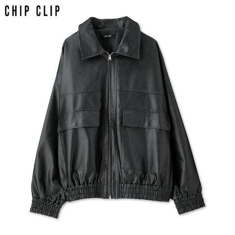 レディース　ブルゾン（CHIP CLIP） ブラック 113