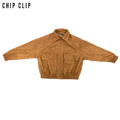レディース　ブルゾン（CHIP CLIP） キャメル 315