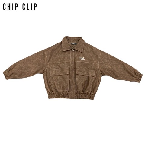 レディース　ブルゾン（CHIP CLIP） ブラウン 215