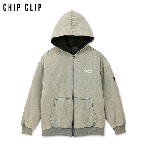 レディース　フードジップブルゾン（CHIP　CLIP）)