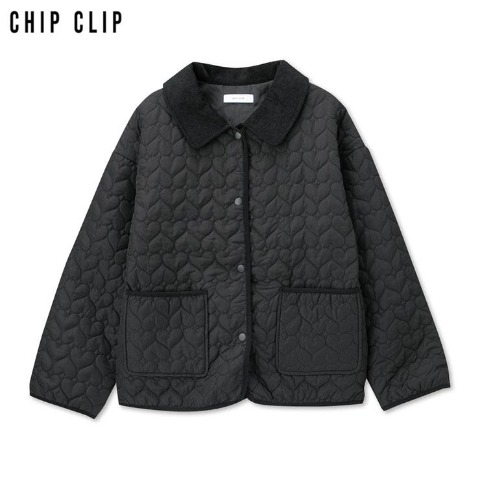 レディース　ハートキルトジャケット（CHIP CLIP）