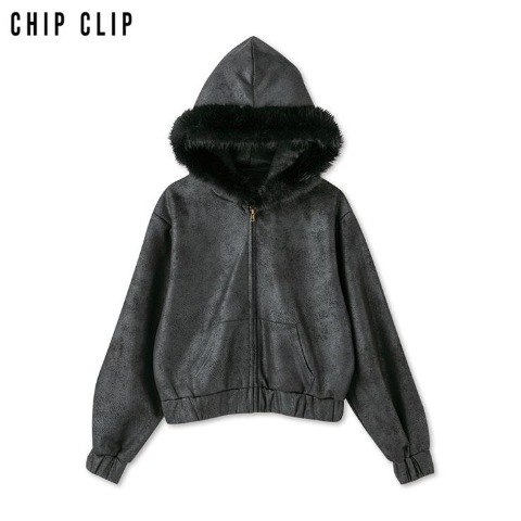 レディース　ジップパーカ（CHIP CLIP）
