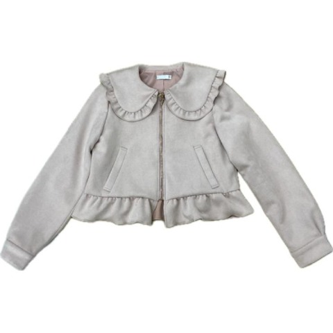 レディース【S～L】　フリルジャケット（ひつじ田×majoretty）