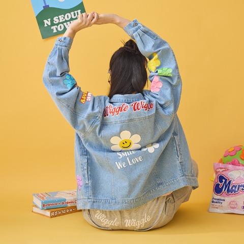 レディース　デニムジャケット（wiggle wiggle）