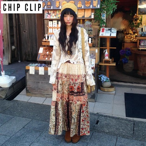 レディース　スカート（CHIP CLIP×はる）