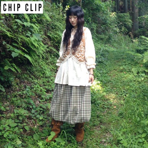 レディース　スカート（CHIP CLIP×はる）