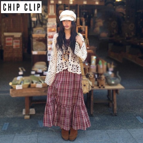 レディース　スカート（CHIP CLIP×はる）