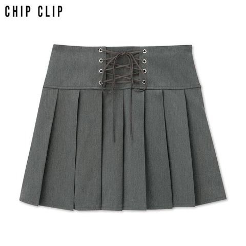 レディース【S～L】　プリーツスカート（CHIP CLIP）