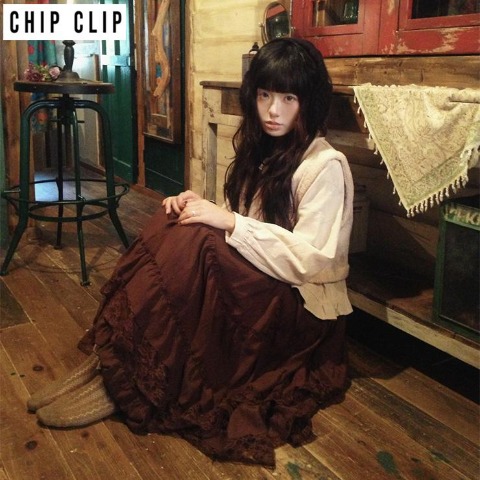 レディース　スカート（CHIP CLIP×はる）