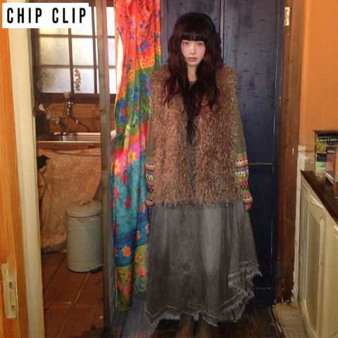 レディース　スカート（CHIP CLIP×はる）