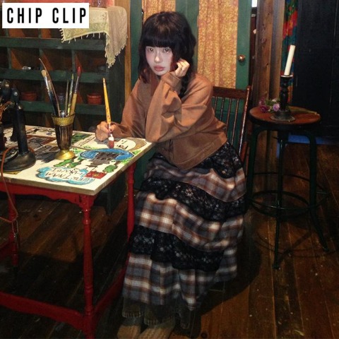 レディース　スカート（CHIP CLIP×はる）