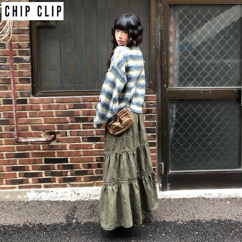 レディース　スカート（CHIP CLIP×はる）
