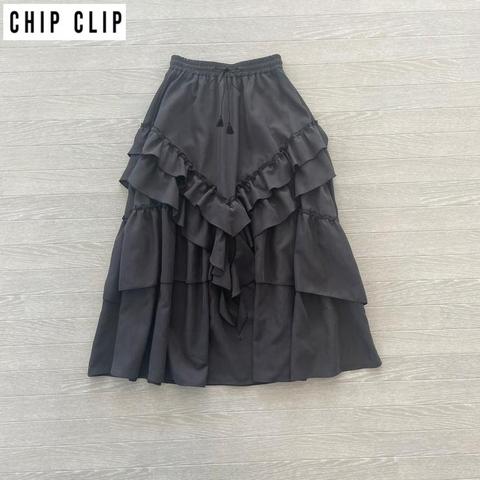 レディース　フリルスカート（CHIP CLIP×はる）