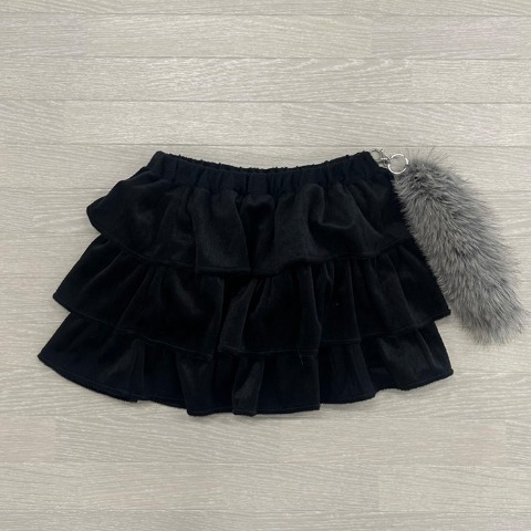 レディース　チャーム付きスカート（Zipper×CHIP CLIP）