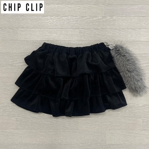 レディース　チャーム付きスカート（Zipper×CHIP CLIP）