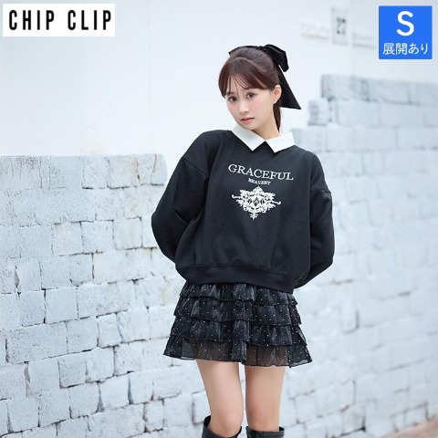 レディース　ティアードミニスカート（CHIP CLIP）