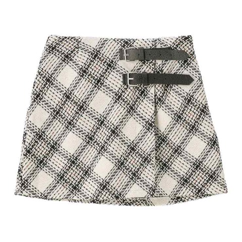 レディース　チェックミニスカート（CHIP CLIP）
