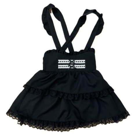 レディース【S～L】　サスペンダー付きスカート（寿限無。×majoretty）