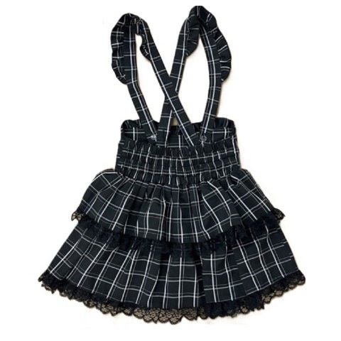 レディース【S～L】　サスペンダー付きスカート（寿限無。×majoretty）