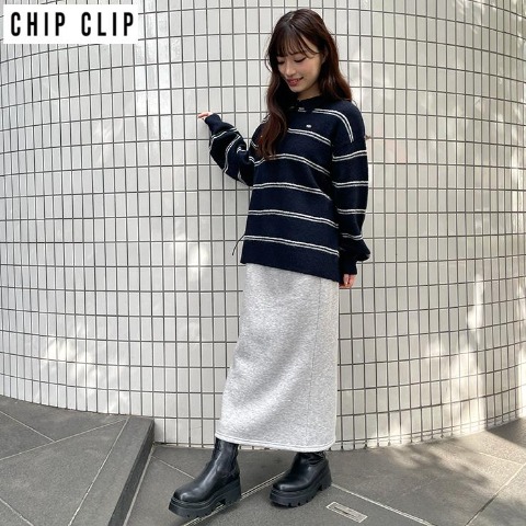 レディース　ビジューナロースカート（CHIP CLIP）