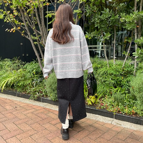 レディース　ビジューナロースカート（CHIP CLIP）