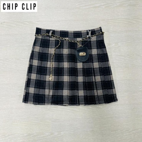 レディース　ポーチ付きミニスカート（CHIP CLIP）