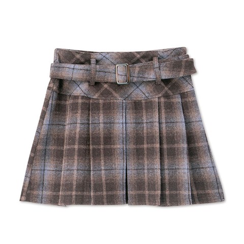 レディース　チェックプリーツスカート（CHIP CLIP）