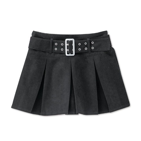 レディース　ベルト付きミニスカート（CHIP CLIP）
