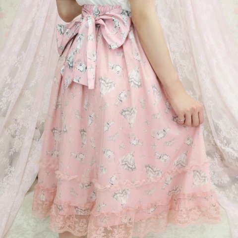 レディース【S～L】　スカート（CHIP CLIP×七海にこ）