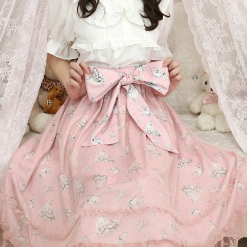 レディース【S～L】　スカート（CHIP CLIP×七海にこ）