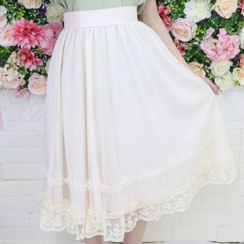 レディース【S～L】　スカート（CHIP CLIP×七海にこ）