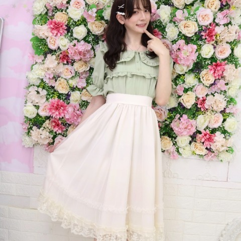 レディース【S～L】　スカート（CHIP CLIP×七海にこ）