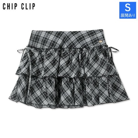 レディース　チェックスカート（CHIP CLIP）