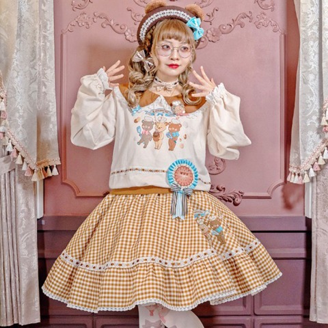 レディース【S～L】　スカート（CHIP CLIP×五月アイ）