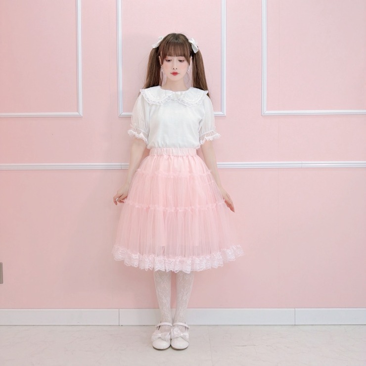 sayu様♡ しまむら melume フレアスカート 黒 L ピンクL 2026年最新】しまむら 柄：無地 レディース ロング フレアスカートの